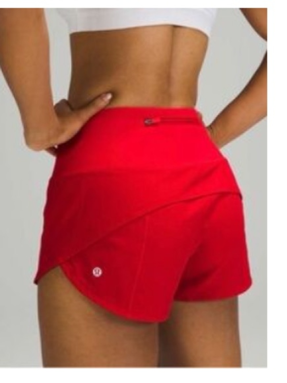 Lululemon Speed Up Running Shorts 4 in inseam Red Sz 6